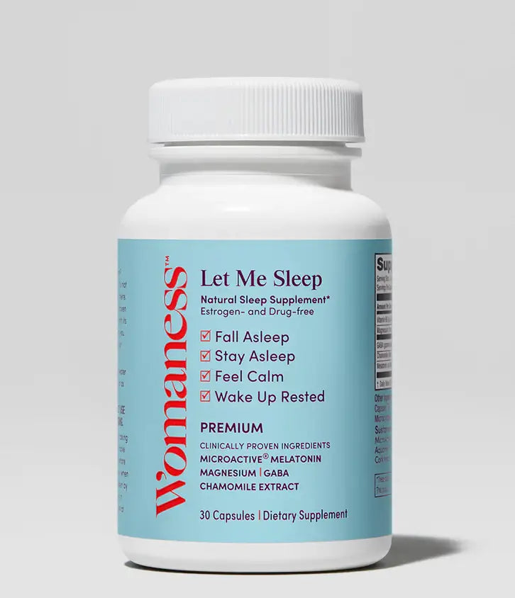 Image of Womaness - Let Me Sleep - Natural Sleep Supplement: 30 capsules
